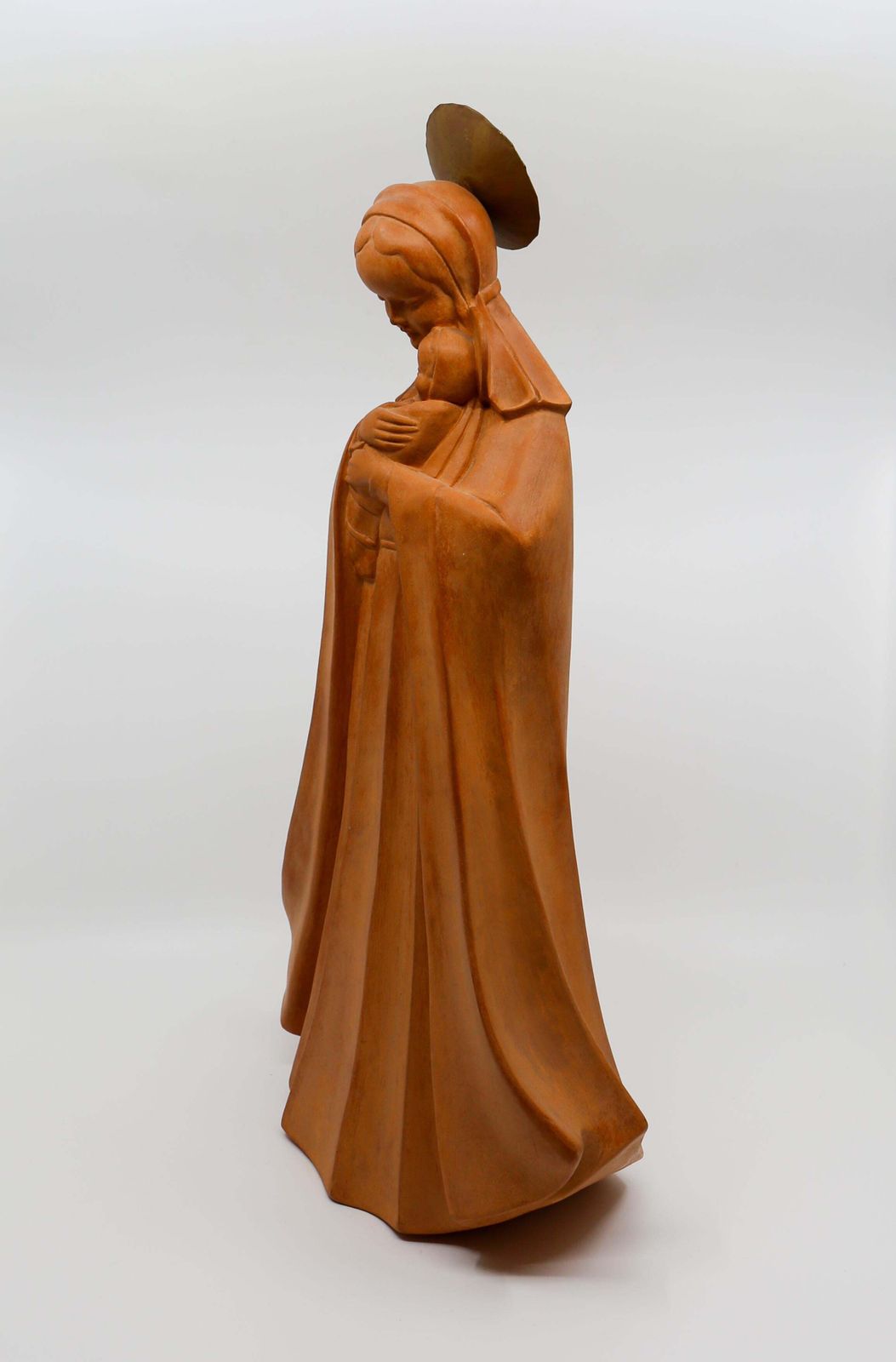 Madonna With Child Terracotta Sculpture photo buy