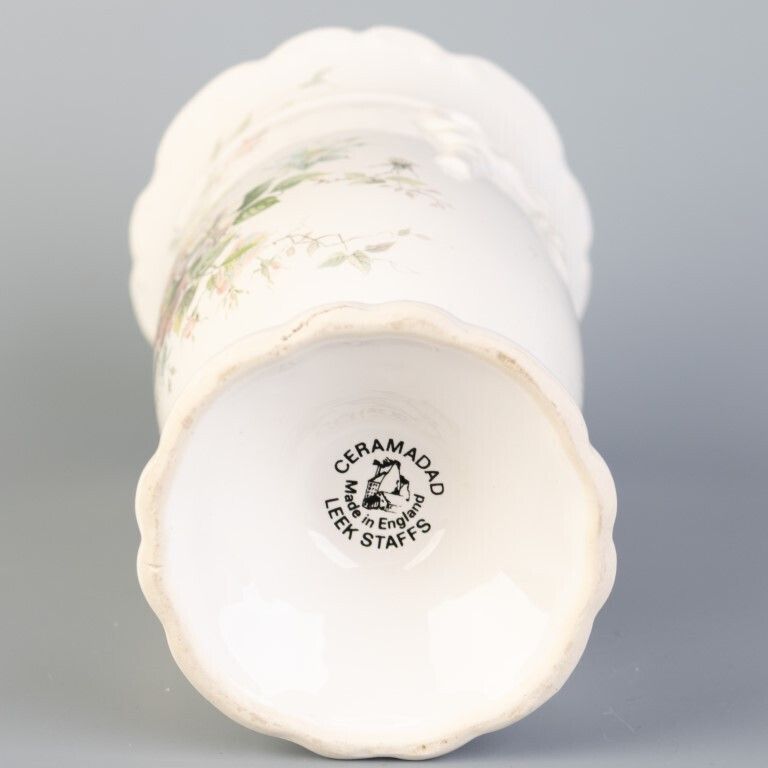 Art Nouveau Style Porcelain Ceramic Floral Vase photo furniture