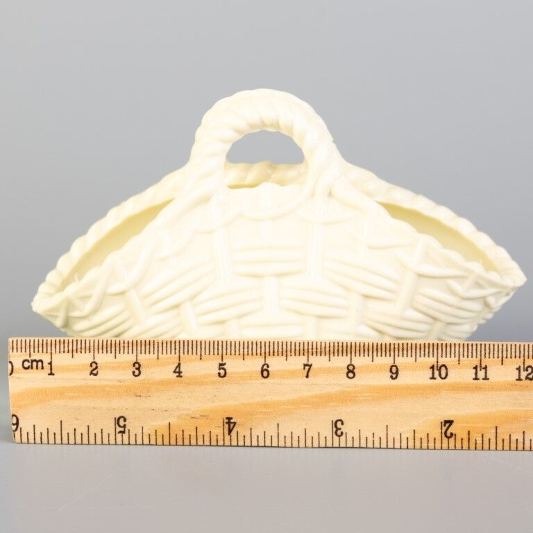 Antique Late Victorian Sowerby Milk Glass Basket photo for sale