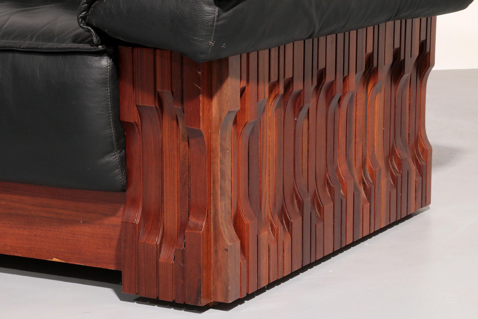 Two Seater By Luciano Frigerio Di Desio, From 1968 Model Norman'' Piano Bench photo vintage