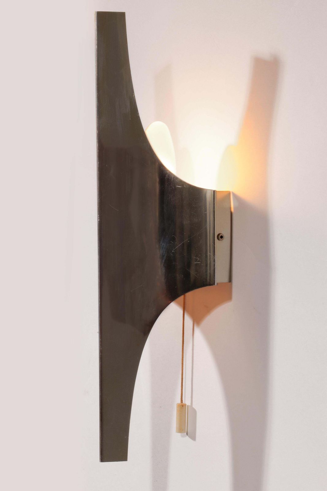 Mid Century Silver Wall Lamp By Wilhelm Braun Feldweg – Doria Leuchten, Germany photo buy