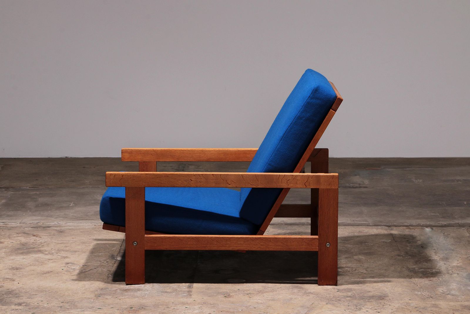 Hans J Wegner Ge421 Getama Oak Relax Armchair With Adjustable Backrest photo vinterior