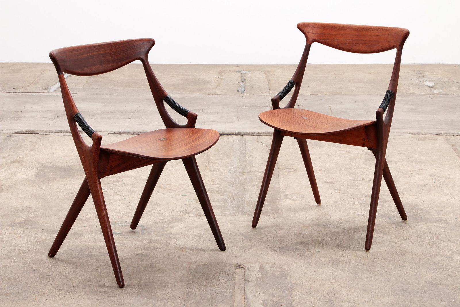Arne Hovmand Olsen For Mogens Kold 8 Dinning Chairs Model 71  1960s photo buy