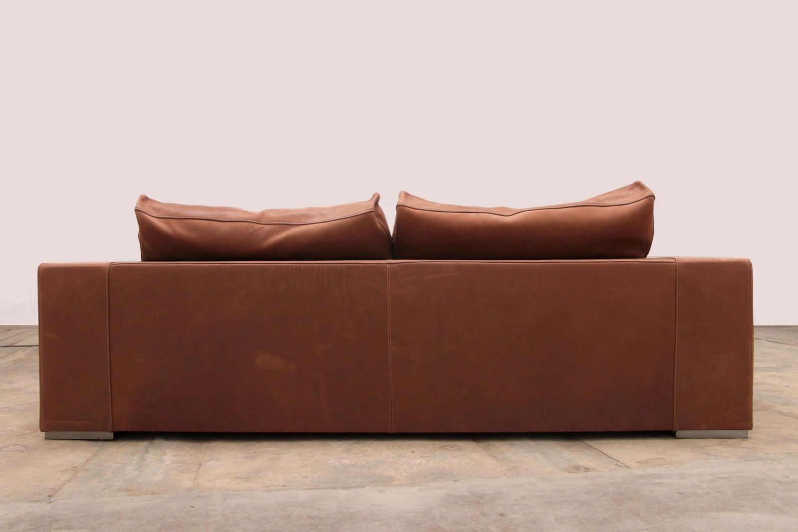 Paola Navone By Baxter Italy Gognac Color Sofa Model Budapest photo vinterior