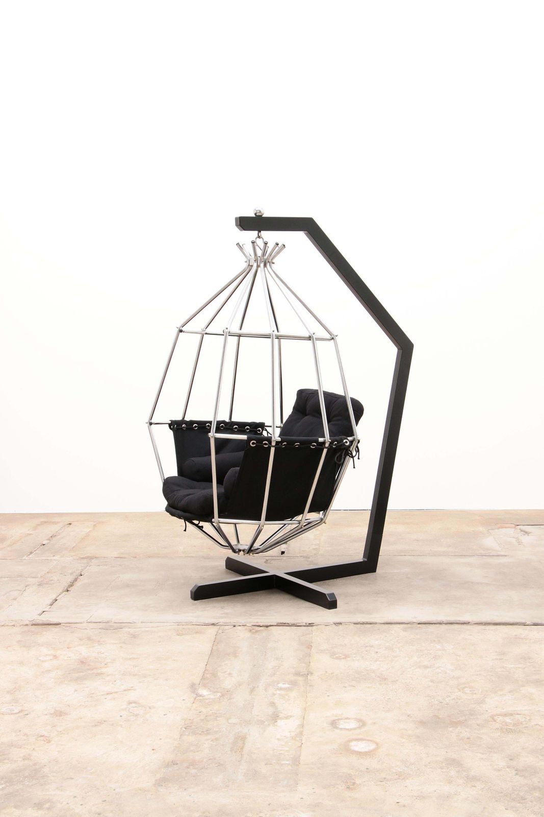 Hanging Easy Chair Gojan By Ib Arberg For Abra Möbler, Sweden, 1970s photo for sale