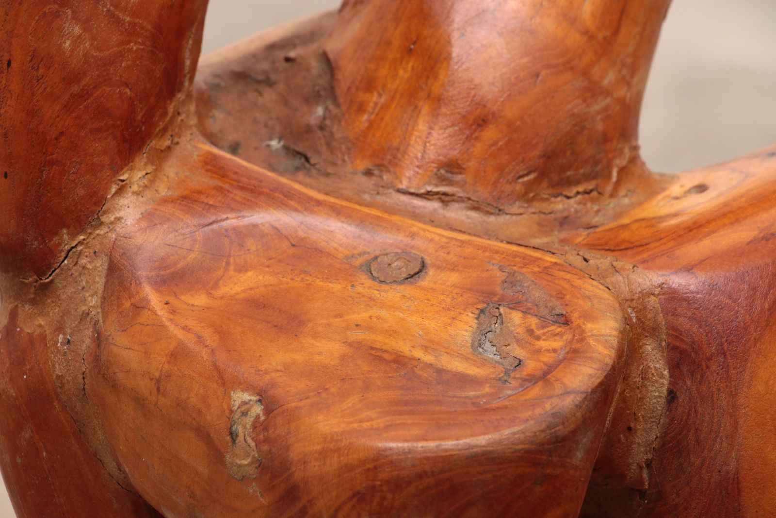 4932.0 Robust Armchair Made Of Recycled Wood In The Style Of Andrianna Shamaris Us photo