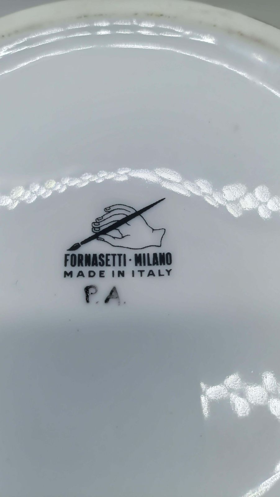 photo for sale Pietro Fornasetti Porcelain Centerpiece "Rosone," Italy 2000s