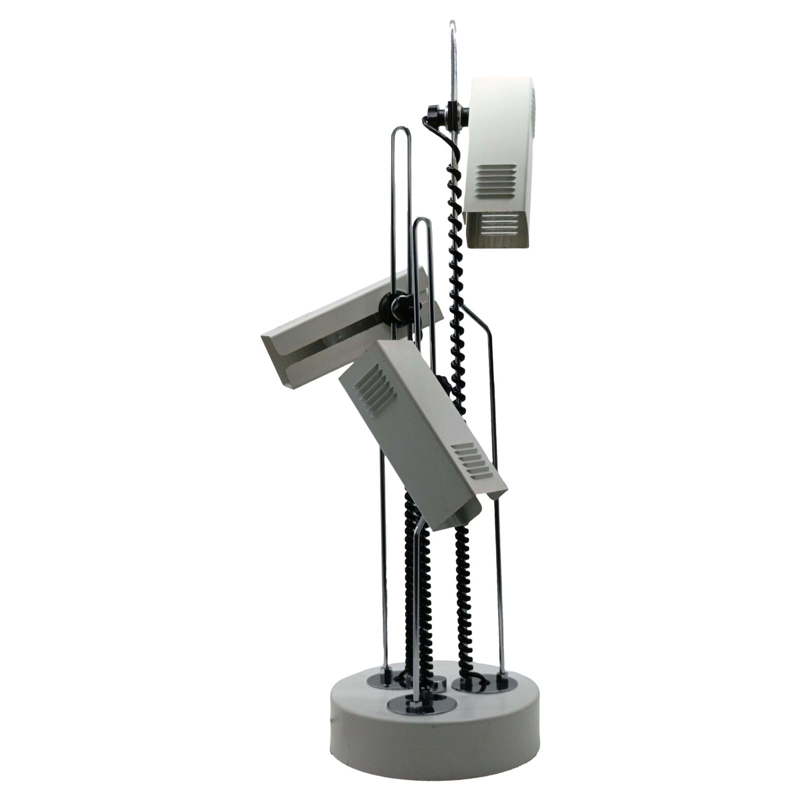 Joe Colombo Attrib. Table Lamp With 3 Adjustable Lights, Italy 1970s