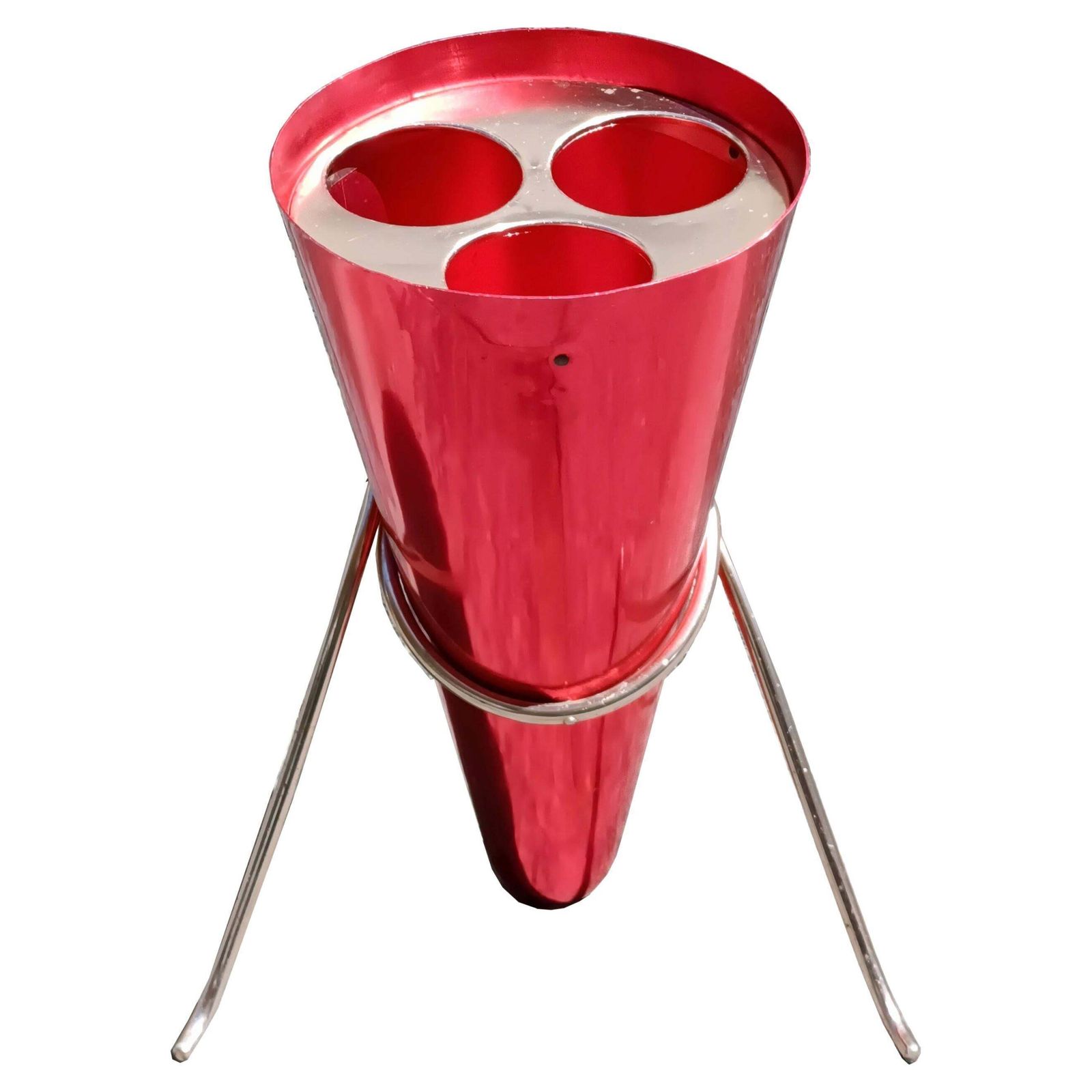 Ettore Sottsass For Rinnovel Sculptural Umbrella Stand, Italy 1950s
