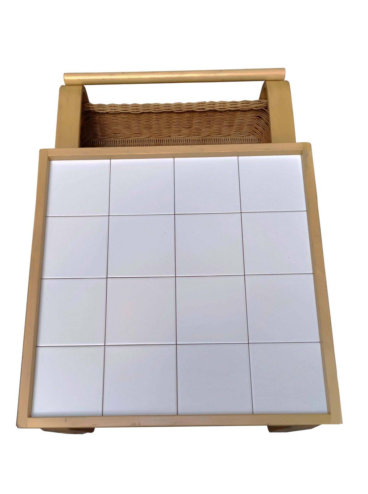 Alvar  Aalto For Artek Cart "900" In Birch And Tile, Finland 1970s photo buy