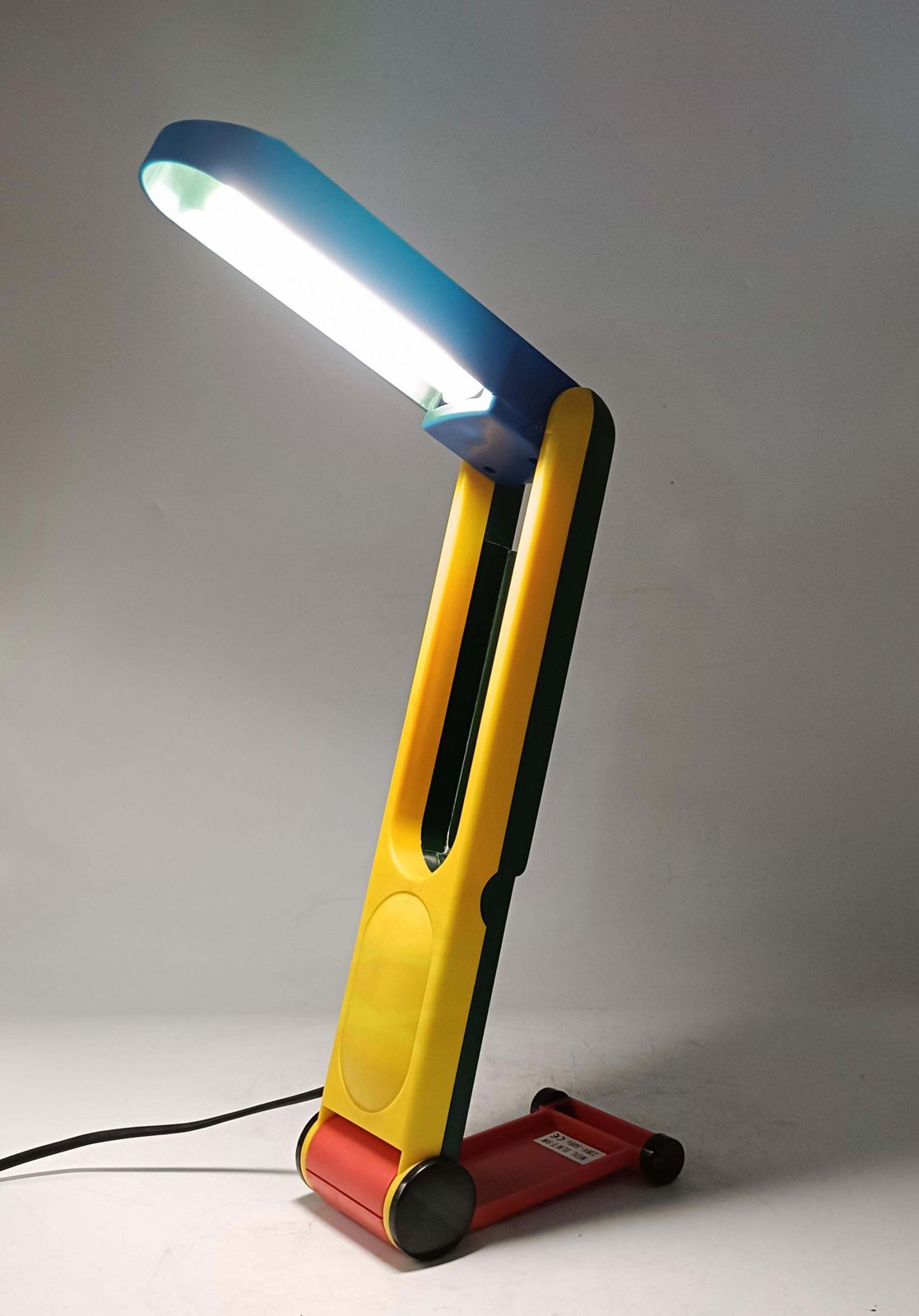 photo furniture Benetton Folding Table Lamp Memphis Style, Italy 1980s