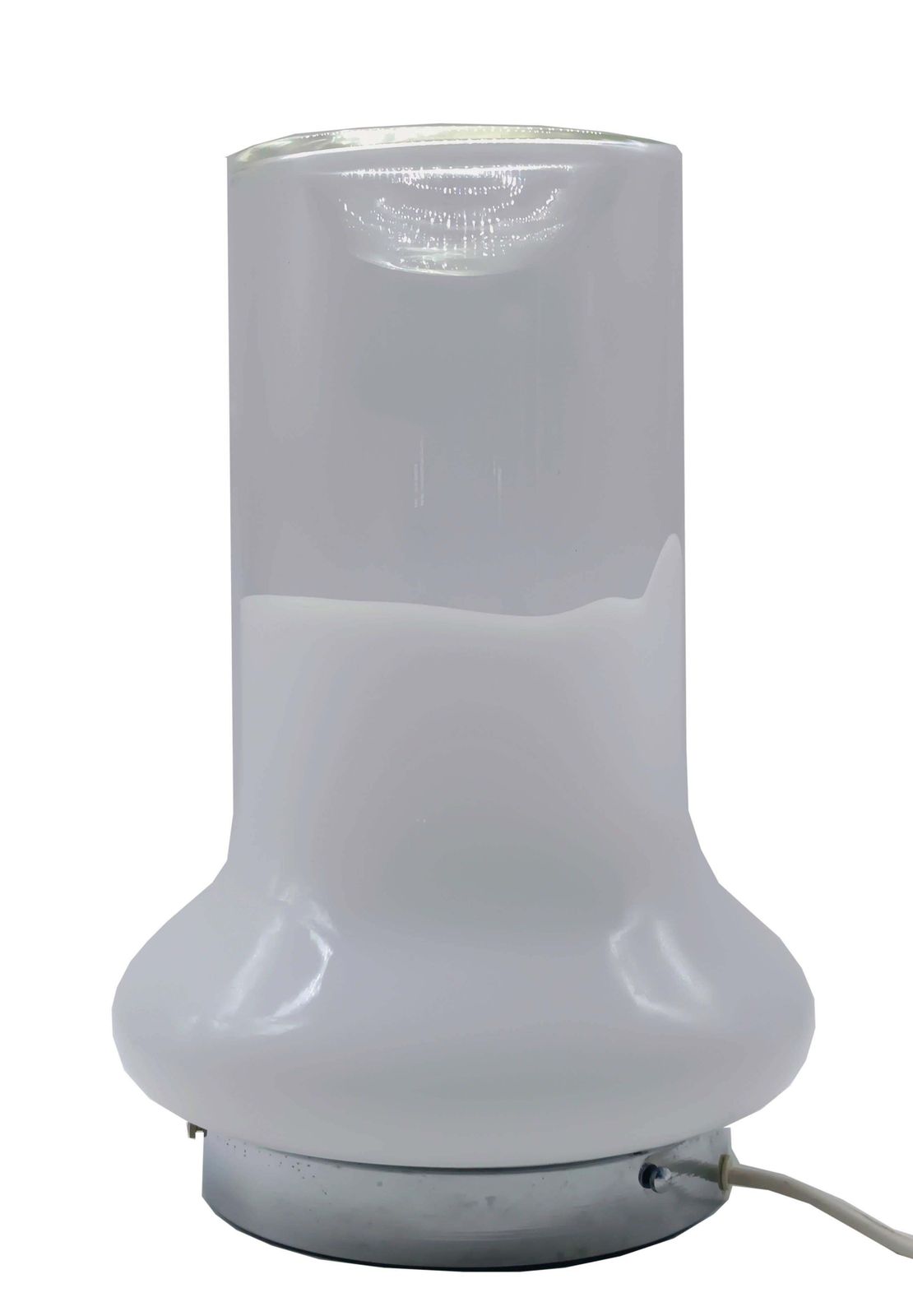 Roberto Pamio For Leucos Murano Glass Table Lamp, Italy 1970s photo for sale