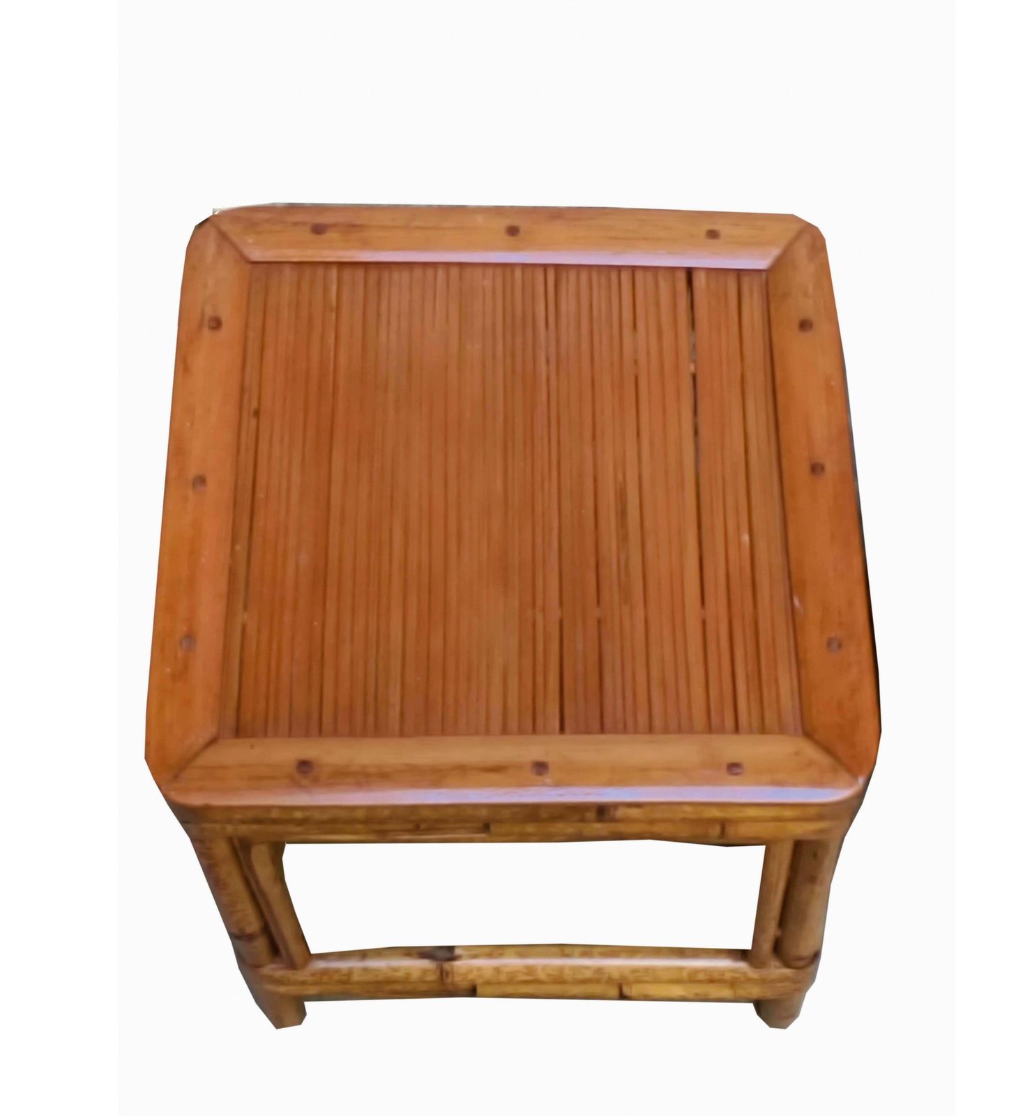 Group Of Three Small Tables In Rattan And Midollino, Italy 1960s photo 515.0