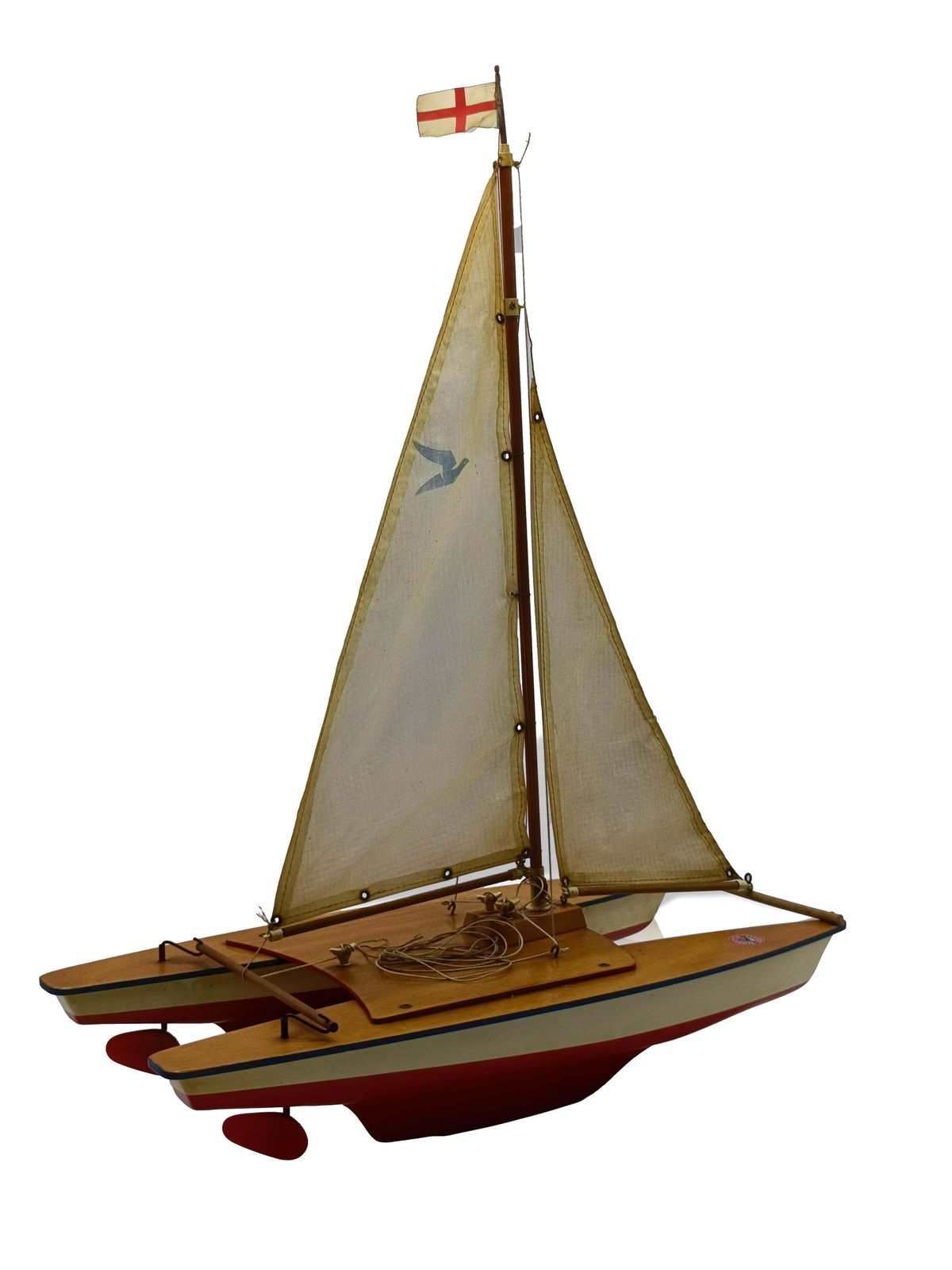 Seifert Collector's Model Catamaran "Cat1," Germany 1970s photo furniture
