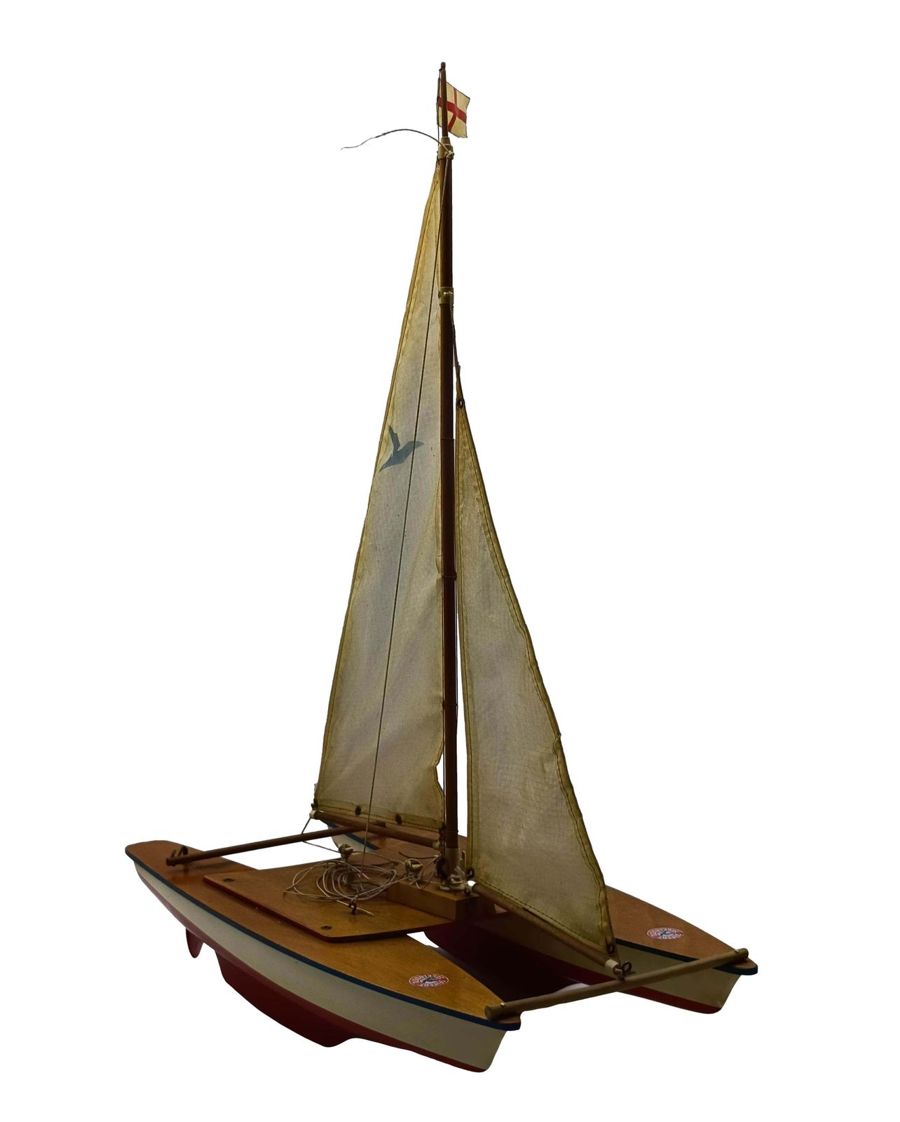 Seifert Collector's Model Catamaran "Cat1," Germany 1970s photo for sale