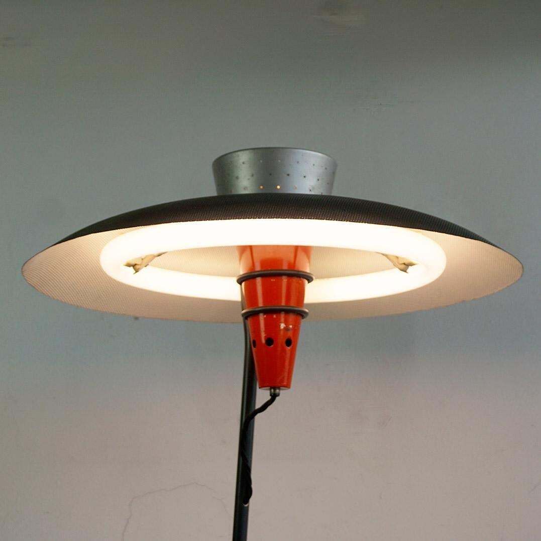 Lighting Mid Century Floor Lamp Nx38 By Louis Kalff For Philips Netherlands photo