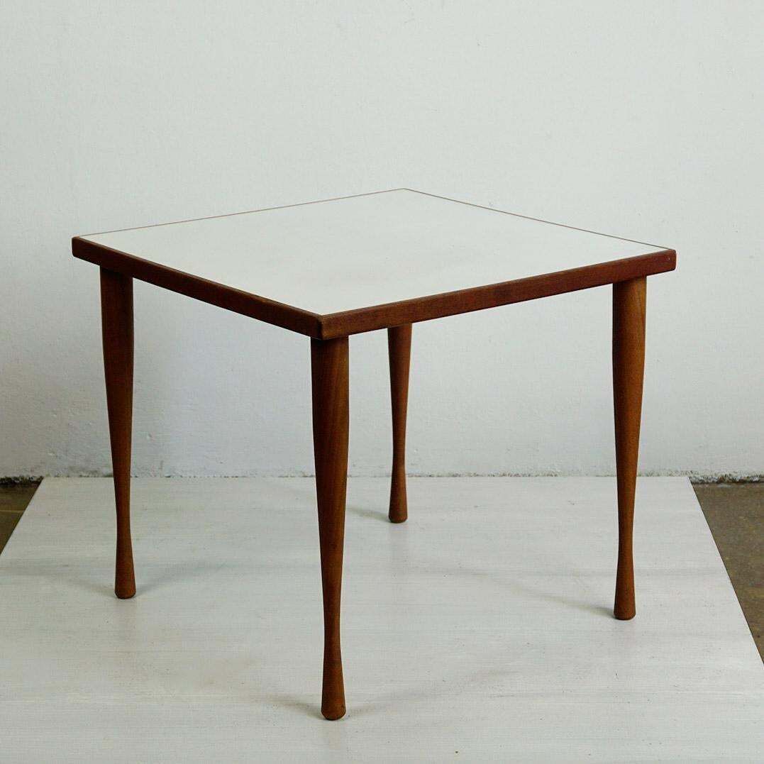 Scandinavian Modern Teak Side Table By Hans C. Andersen photo vinterior