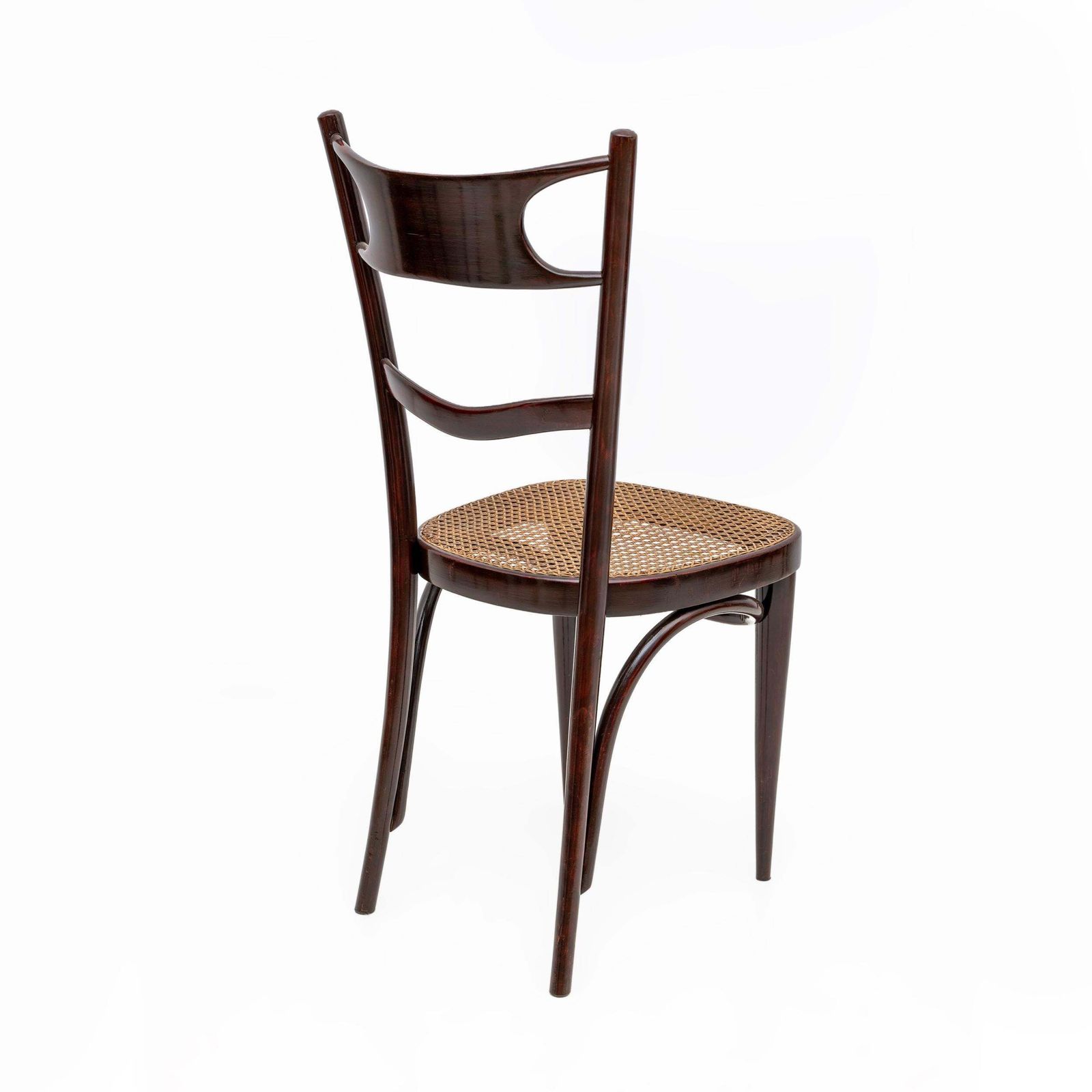photo furniture Set Six Early 20th Century Neapolitan Bent Beech Thonet Chairs Sautto & Liberale