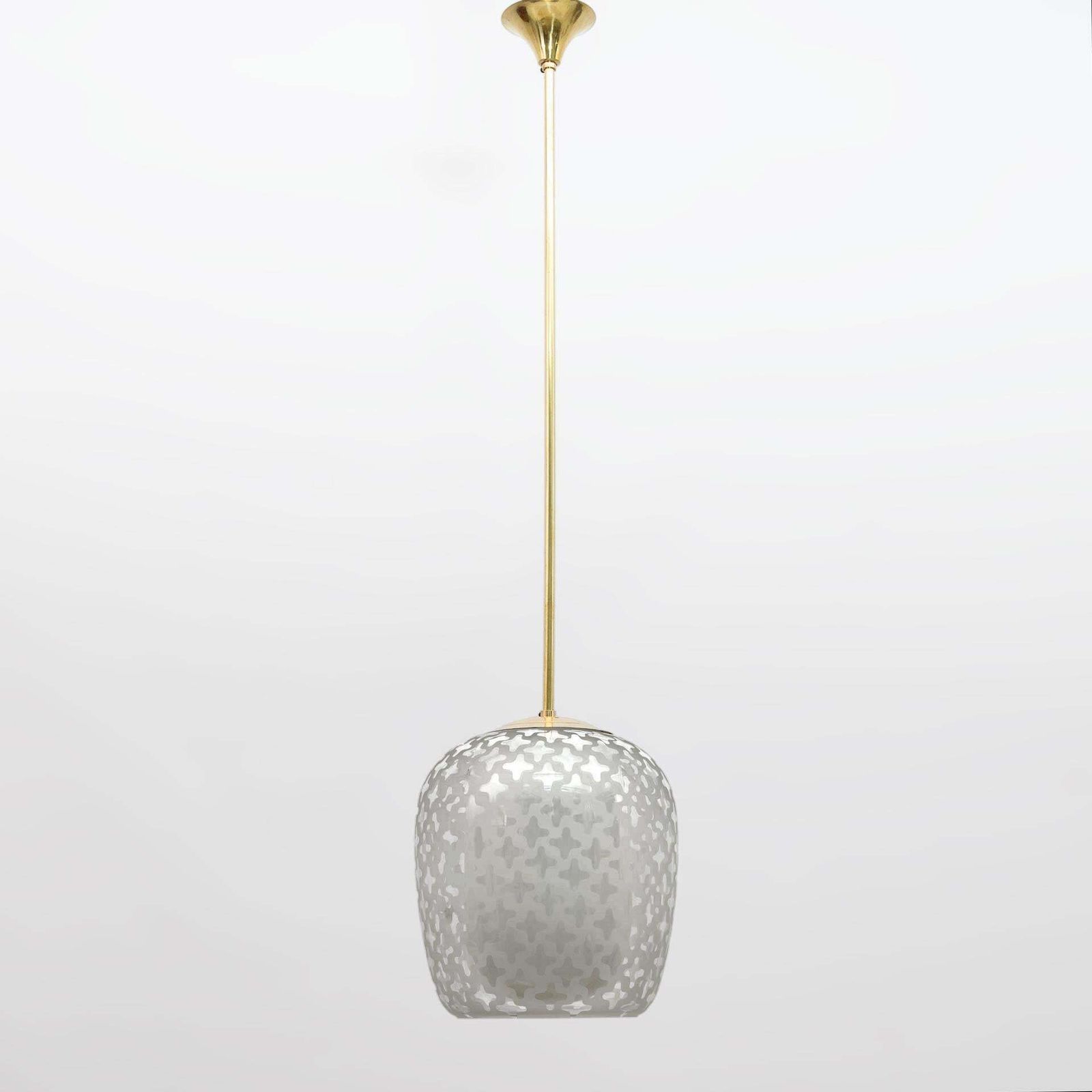Mid Century Cora Pendant Lamp By Wilhelm Wagenfeld For Peill & Putzler, 1950s photo 1887.0