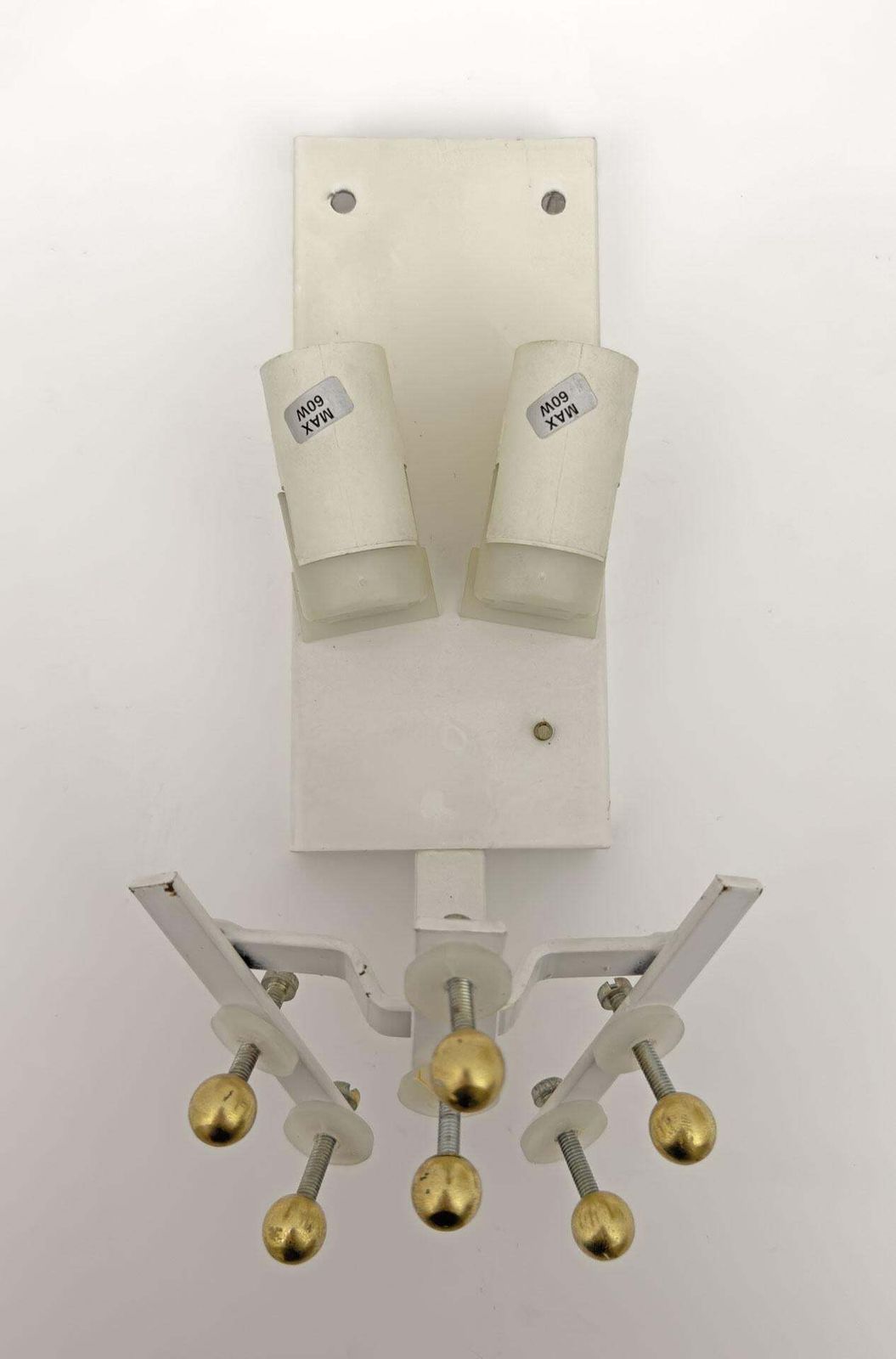 643.0 Set Of Three Mid Century Modern Italian Murano Glass Sconces By Sylcom, 60s photo