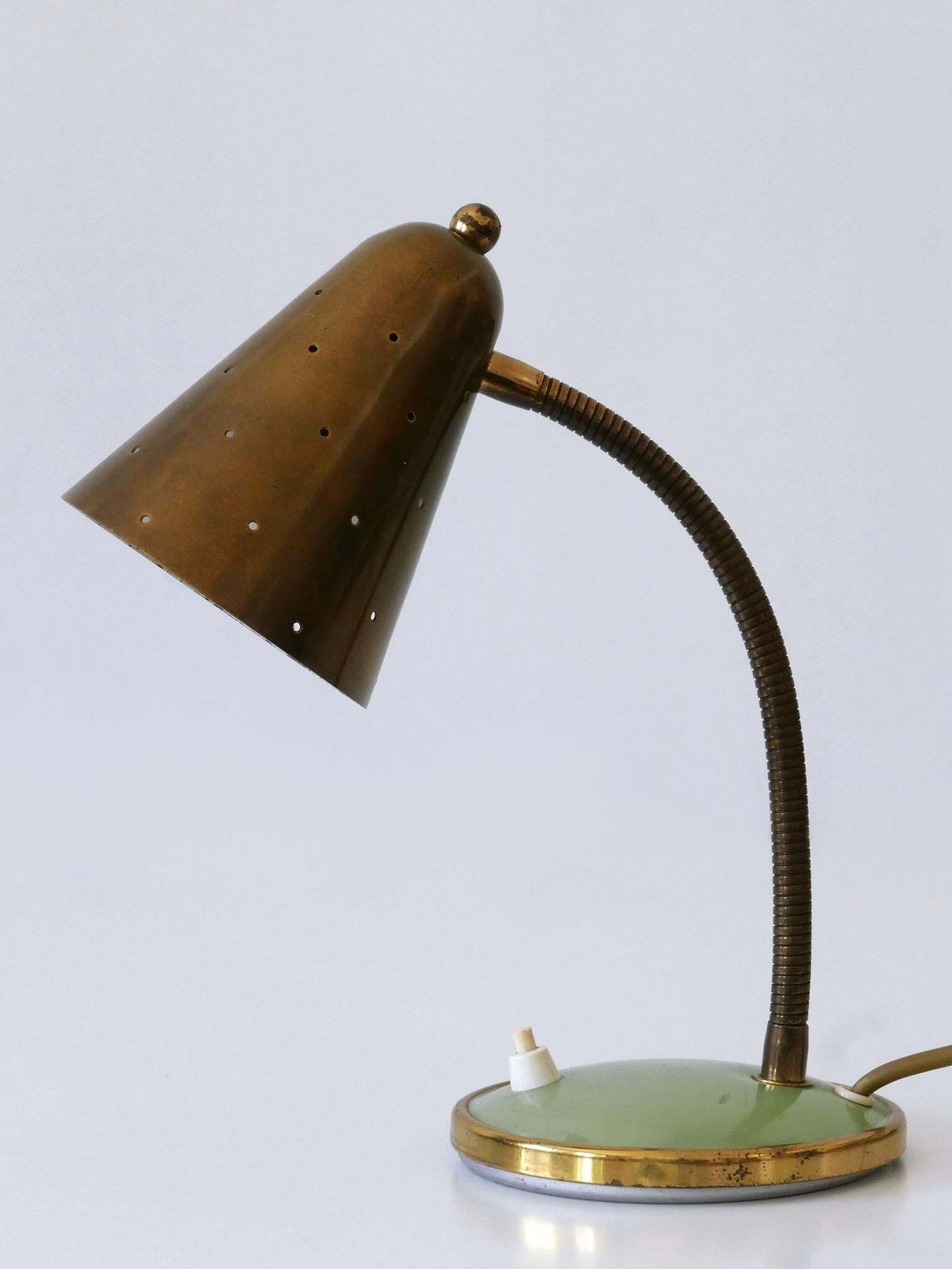 photo furniture Mid Century Desk Light Or Table Lamp By Vereinigte Werkstätten Germany 1950s