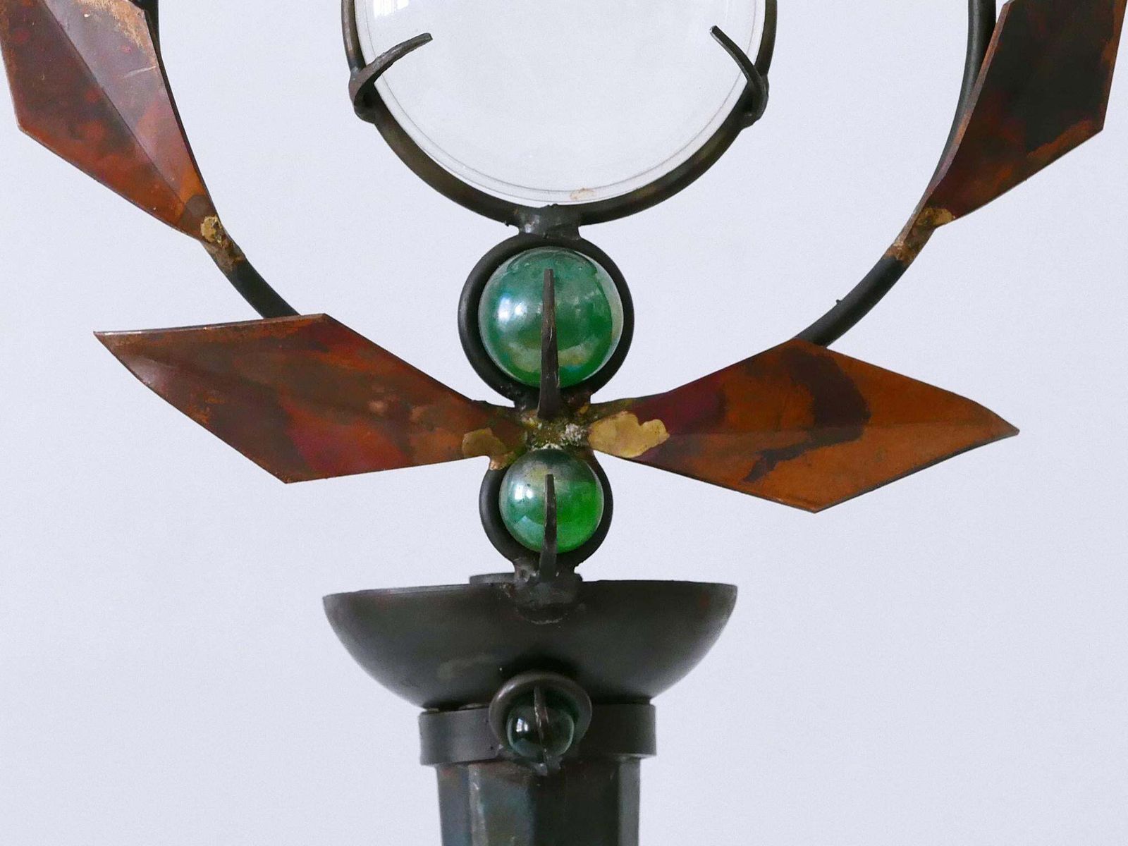 Home Decor Set Of Two Mark Brazier Jones Candlesticks Model Olympia 1990s, Signed & Dated photo