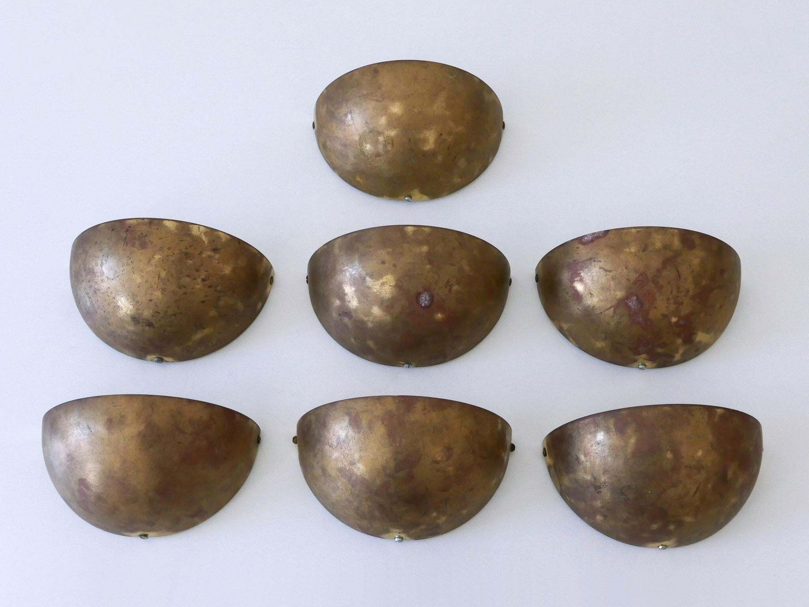 Set Of Seven Mid Century Sconces Or Wall Lights By Bankamp Leuchten Germany photo furniture
