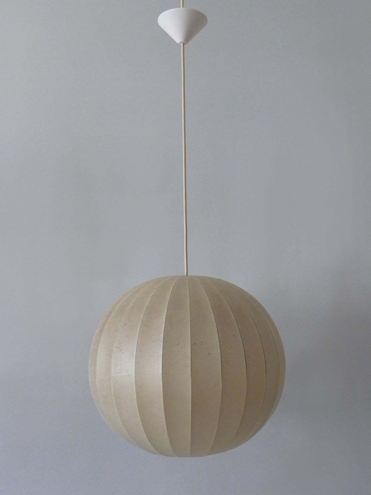 Mid Century Modern Goldkant Cocoon Pendant Lamp Or Hanging Light Germany 1960s photo for sale
