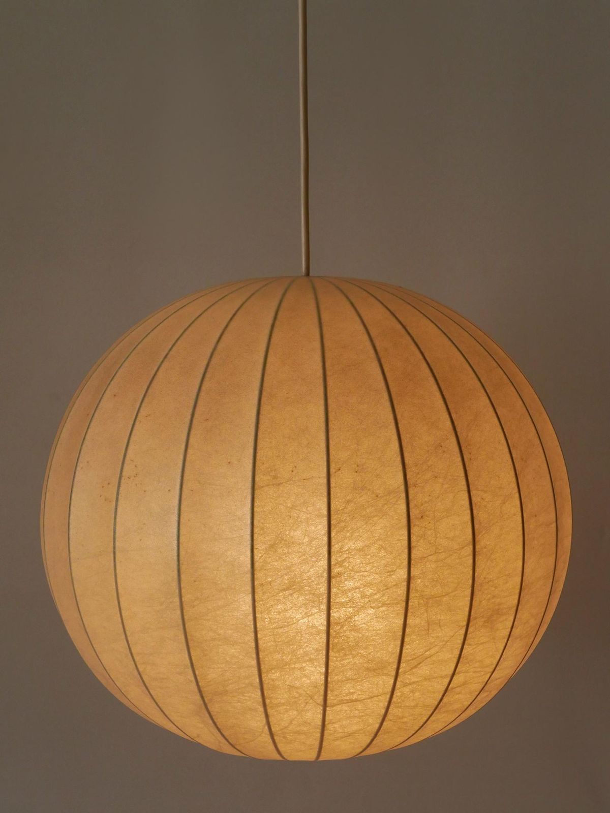 photo furniture Mid Century Modern Goldkant Cocoon Pendant Lamp Or Hanging Light Germany 1960s
