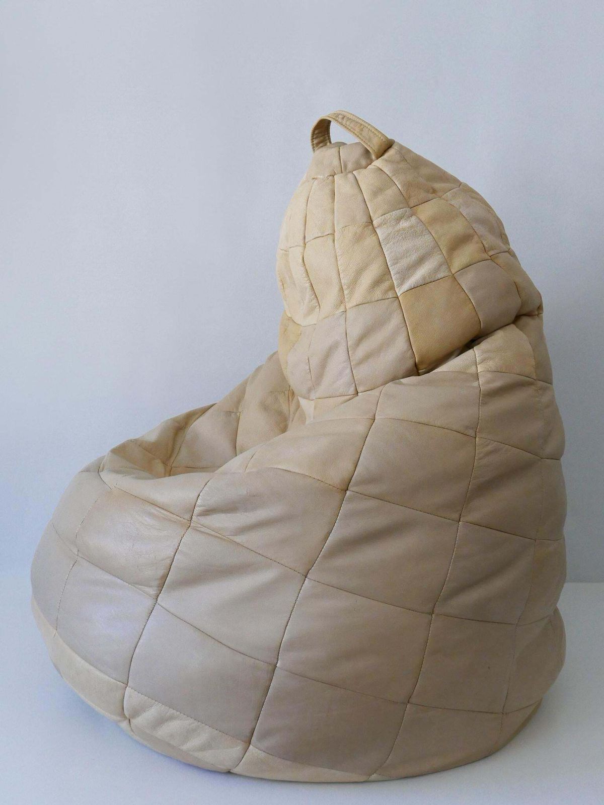 photo furniture De Sede Patchwork Leather Beanbag Or Ottoman Switzerland 1970s