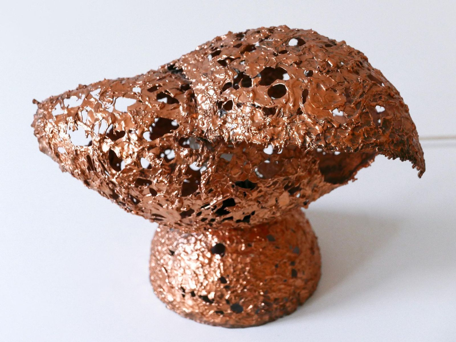 Tukiainen Aimo Ossi Kalevi Table Lamp Sea Shell For Oy Moonlight Finnland 1970s photo for sale