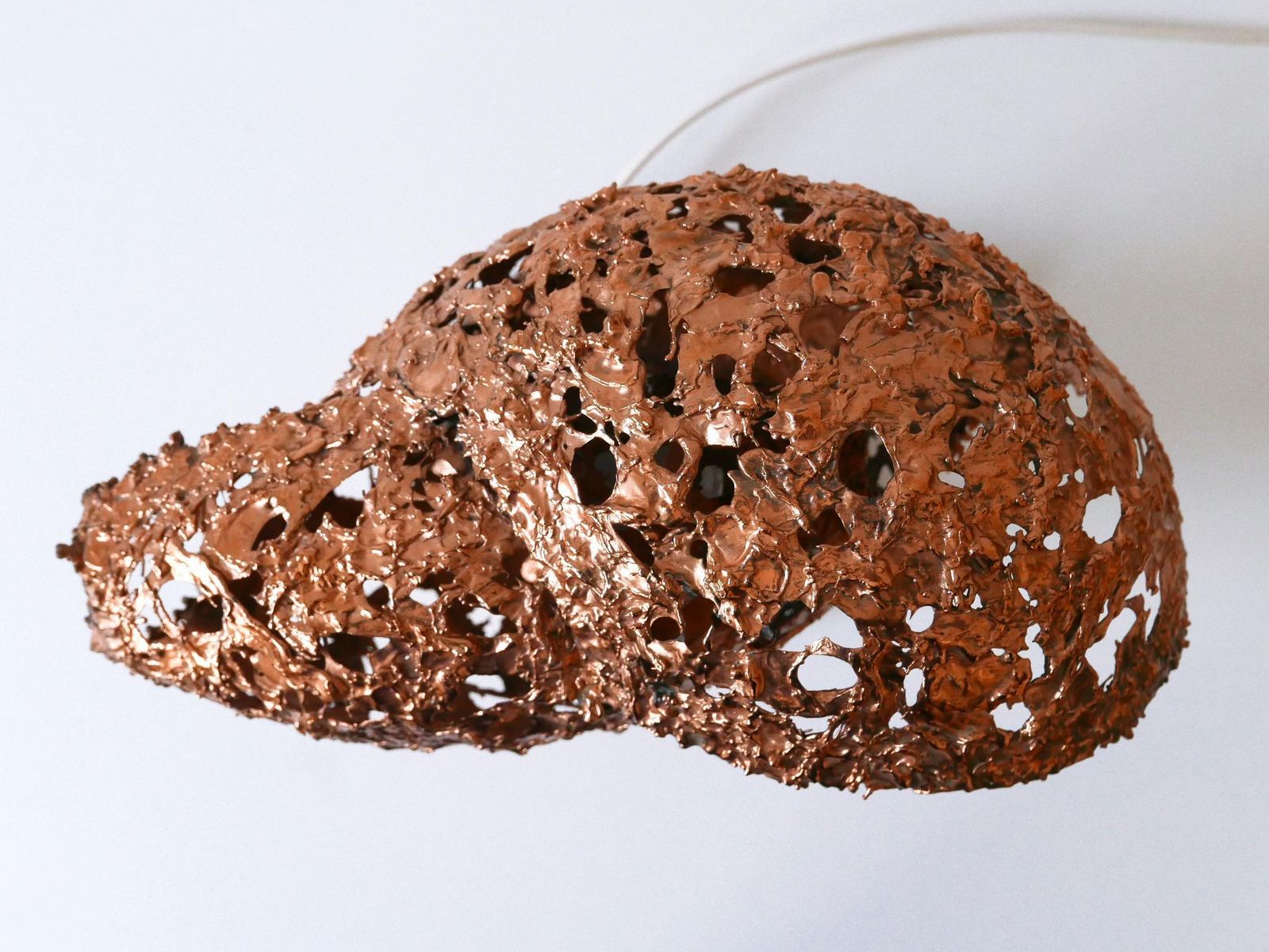 2144.0 Tukiainen Aimo Ossi Kalevi Table Lamp Sea Shell For Oy Moonlight Finnland 1970s photo
