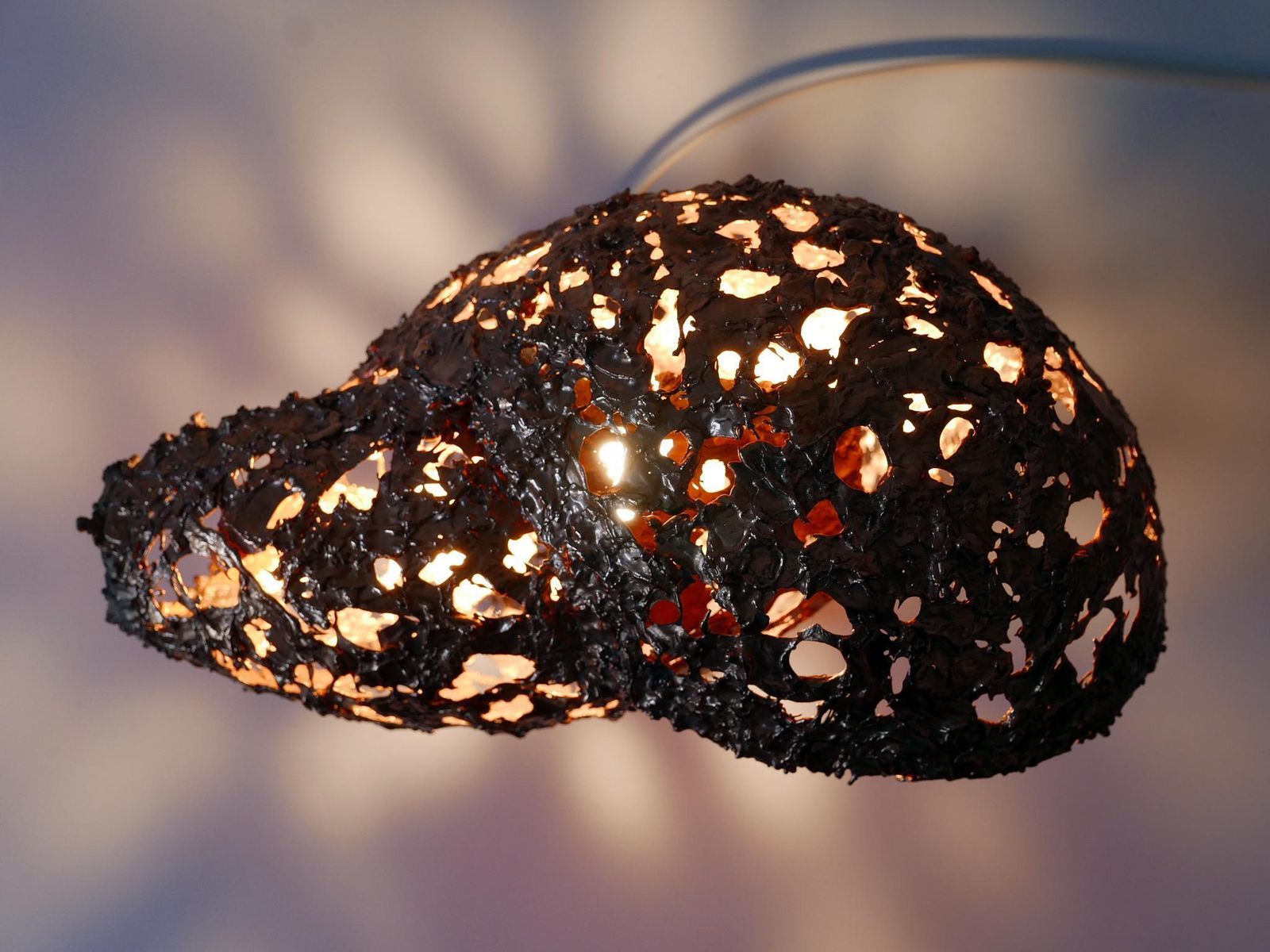 photo vinterior Tukiainen Aimo Ossi Kalevi Table Lamp Sea Shell For Oy Moonlight Finnland 1970s