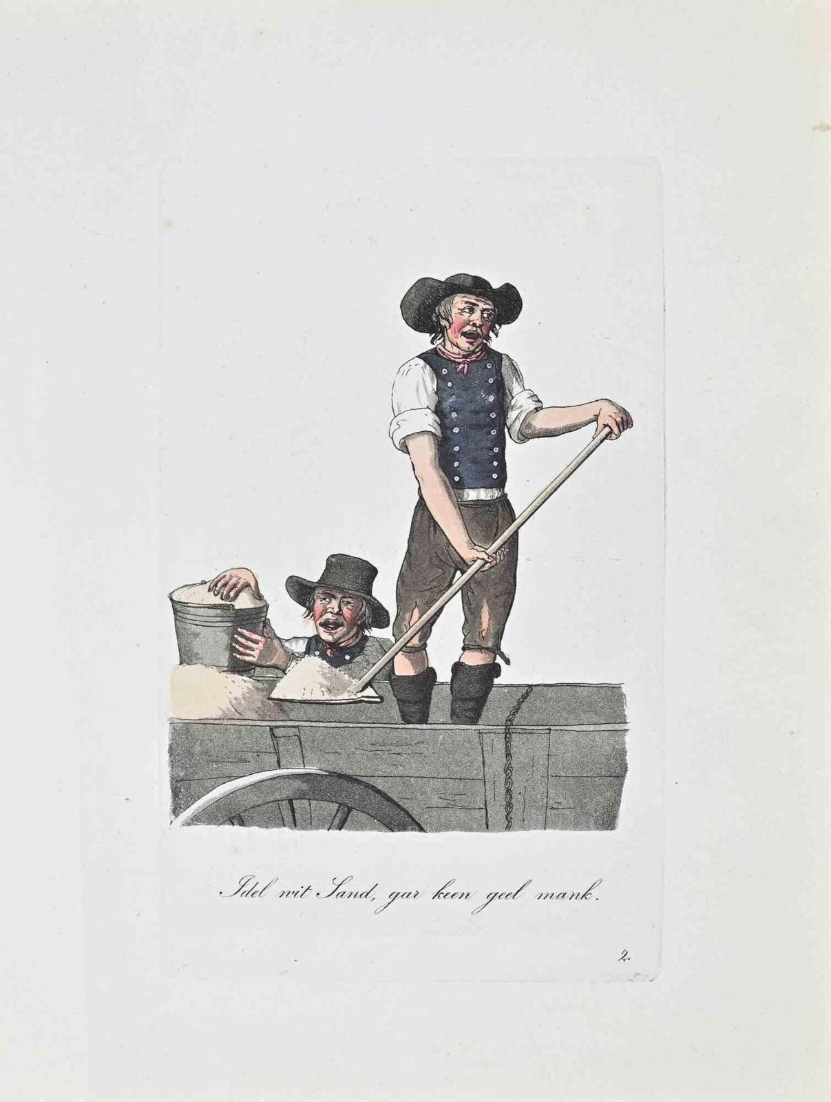 Christoph Suhridel Mit Land   Etching By Christoph Suhr   18081808