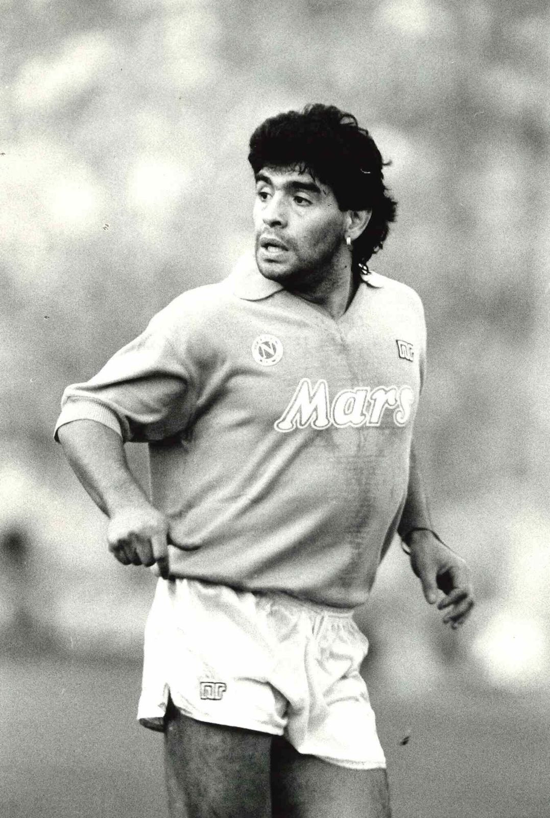 Unknownportrait Of Diego Armando Maradona   Vintage Photo   1980s1980s