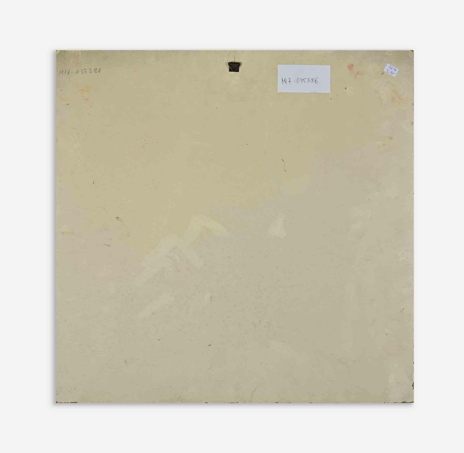 Unknownportrait Of Man   Tempera On Board   19741974 photo for sale