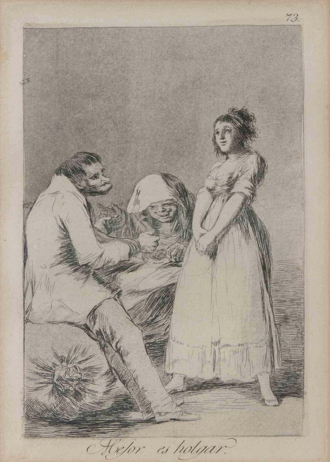 Francisco Goyamejor Ed Holgar   Etching By Francisco Goya   1855 Ca1855 Ca