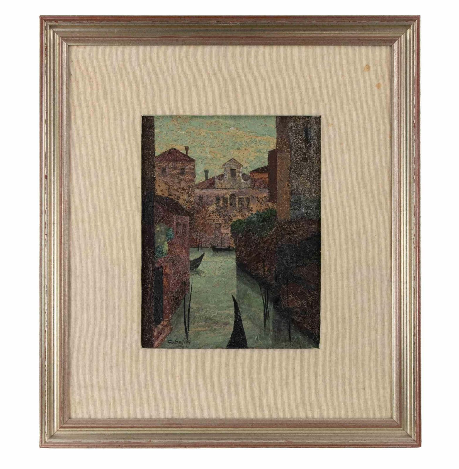 Alcione Gubelliniview Of The Canals Of Venice   Drawing By Alcione Gubellini   Mid 20th Centurymid 20th Century photo furniture