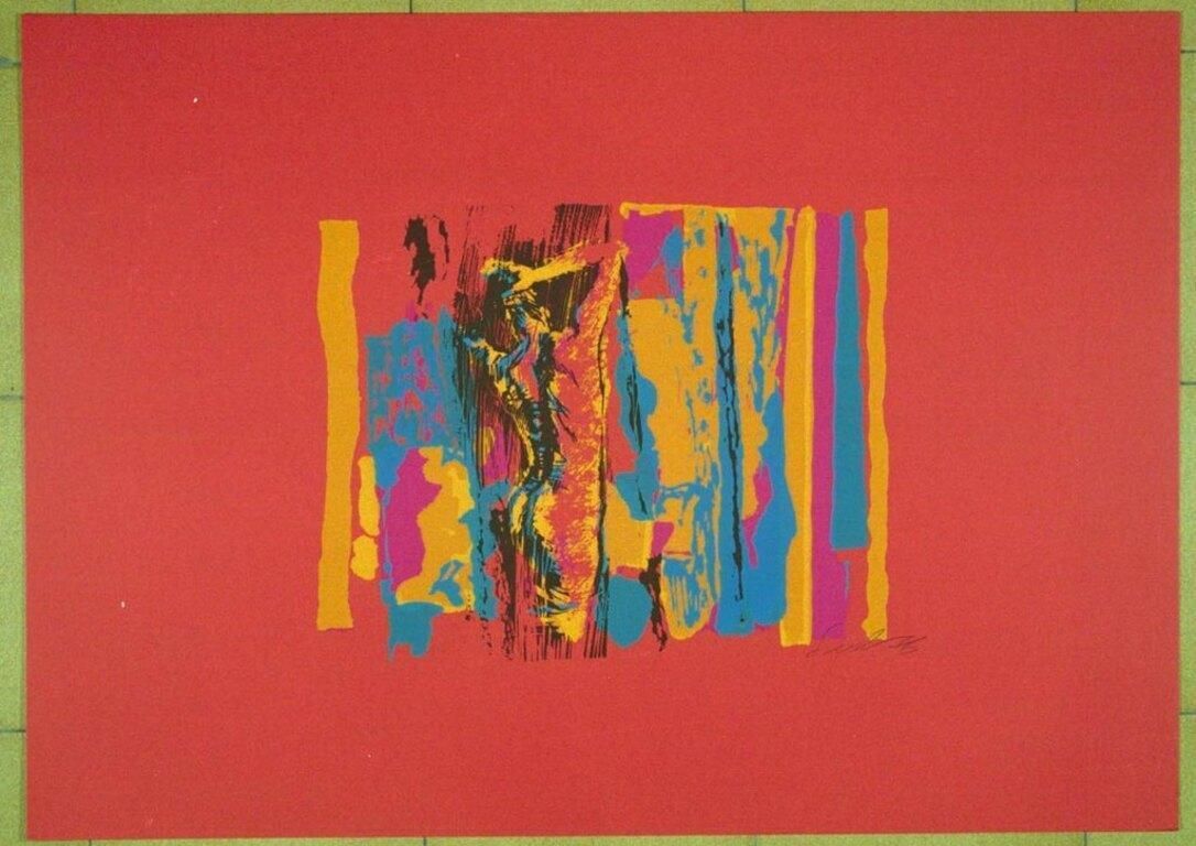 Nicola Simbaripolly   Screen Print By Nicola Simbari   19761976