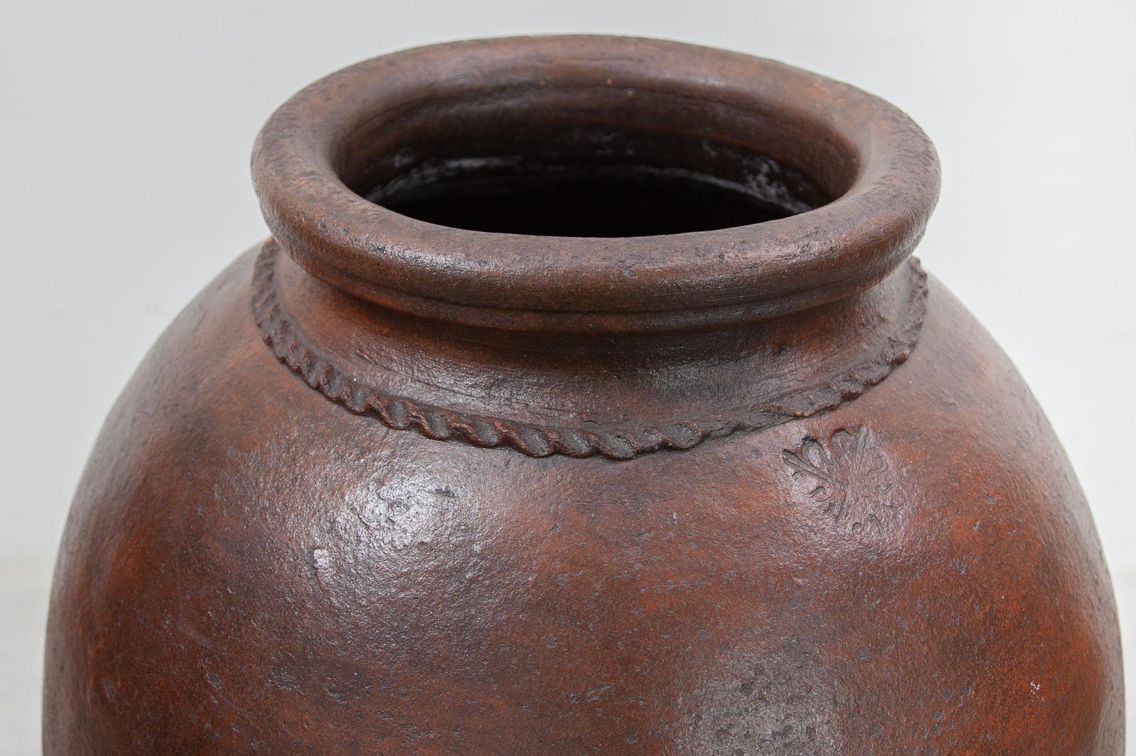 Antique Life Size Stoneware Vase For Indoor Or Outdoor Made In France photo Home Decor