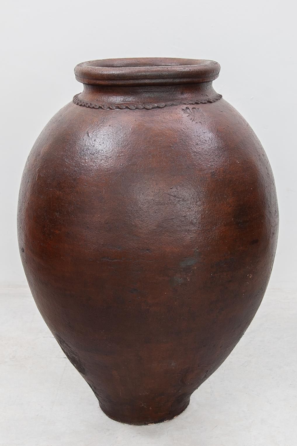 Antique Life Size Stoneware Vase For Indoor Or Outdoor Made In France photo 4148.0