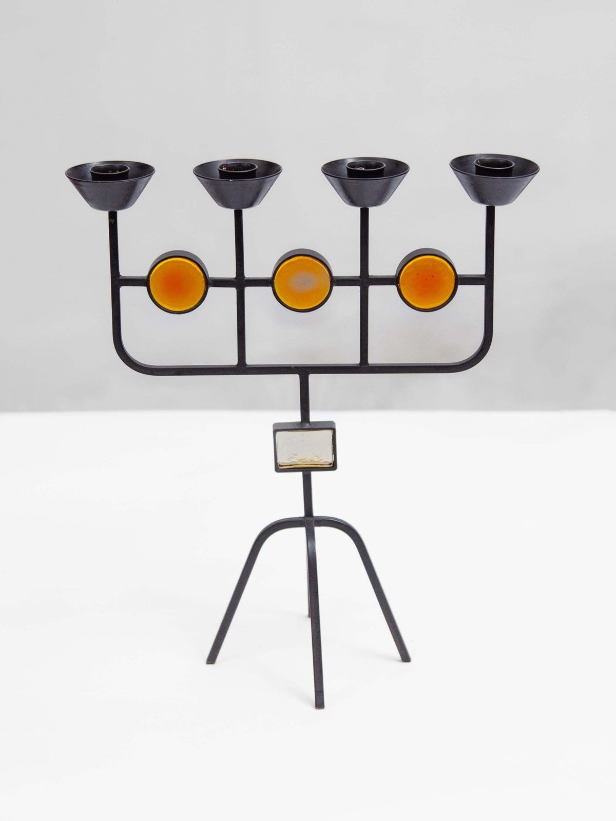 Set Of Two Candelabras Designed By Eik Hogland, Sweden photo Home Decor