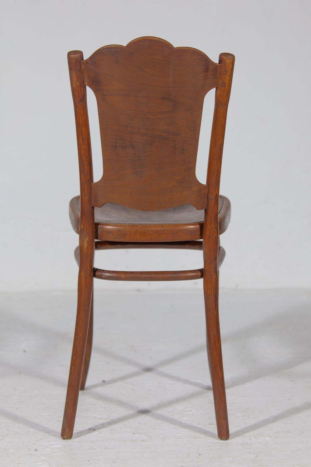 Thonet Art Nouveau Set Of Six Very Rare Chairs With Printed Pattern. photo 3404.0