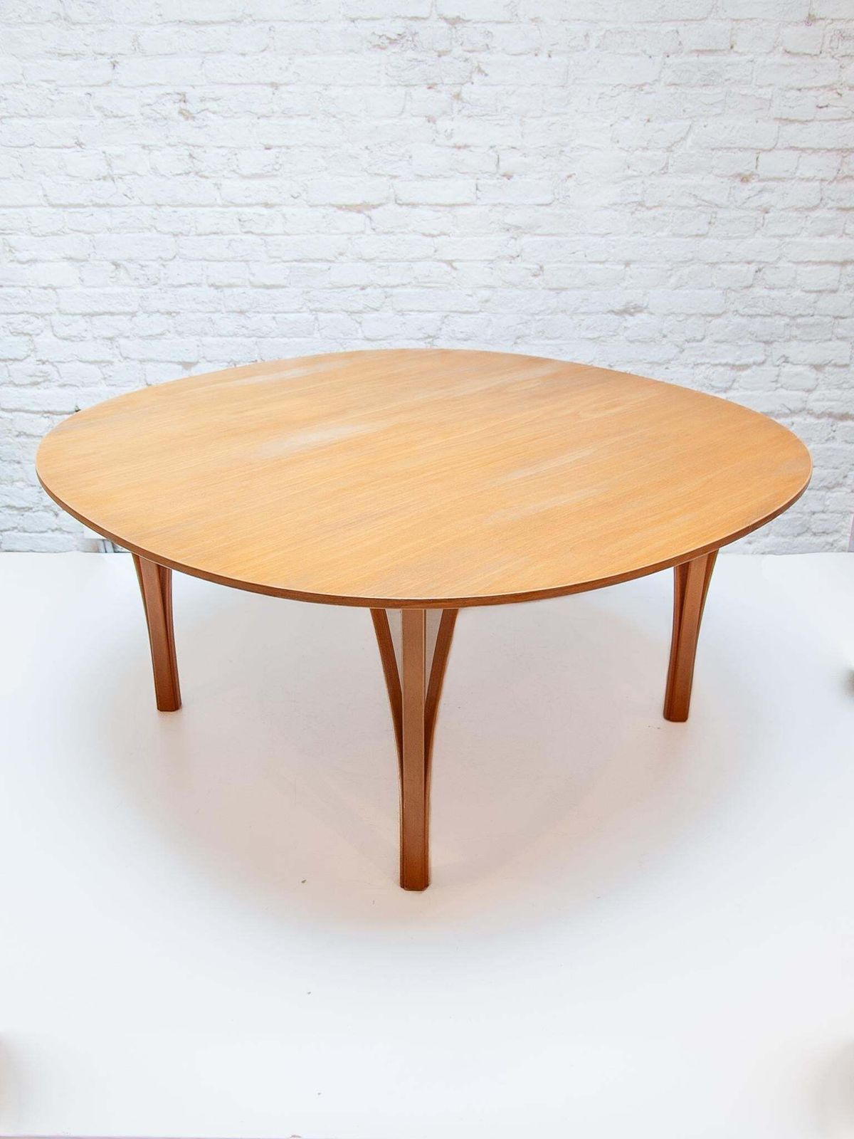 Ellipse Coffee Table By Piet Hein & Bruno Mathsson For Fritz Hansen, 1990 photo for sale