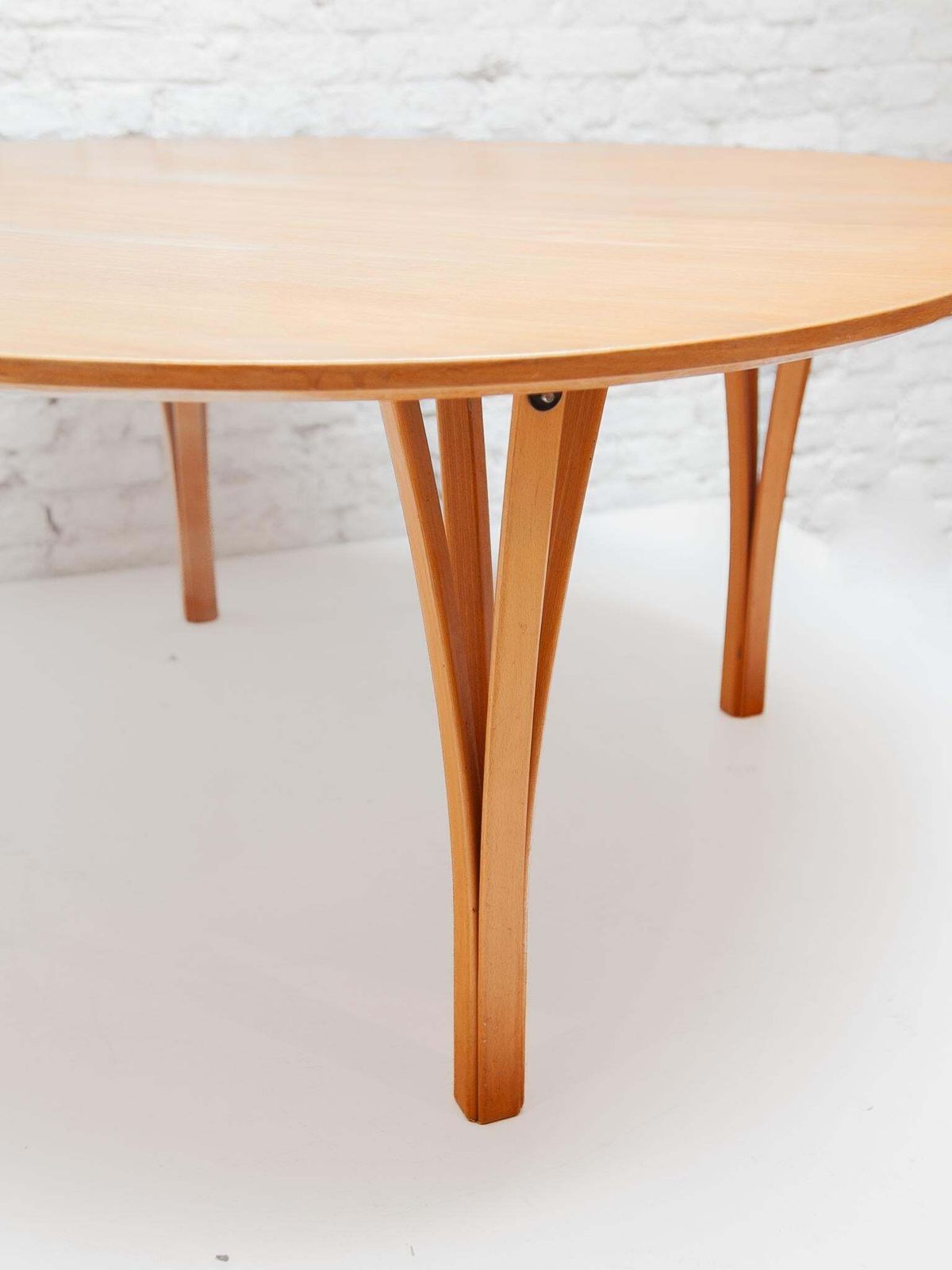 Ellipse Coffee Table By Piet Hein & Bruno Mathsson For Fritz Hansen, 1990 photo buy
