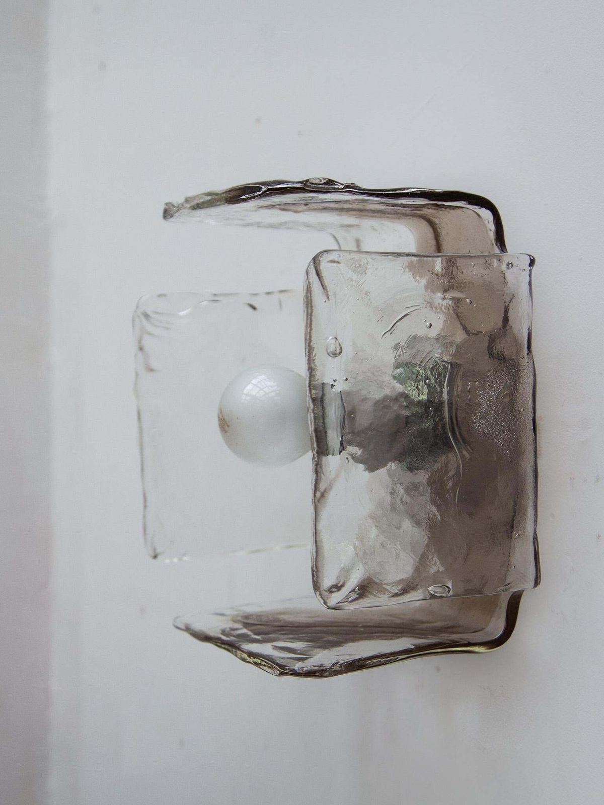 photo furniture Set Of Eight Large Kalmar Sconces, Smoked Glass By J.T. Kalmar, 1970s