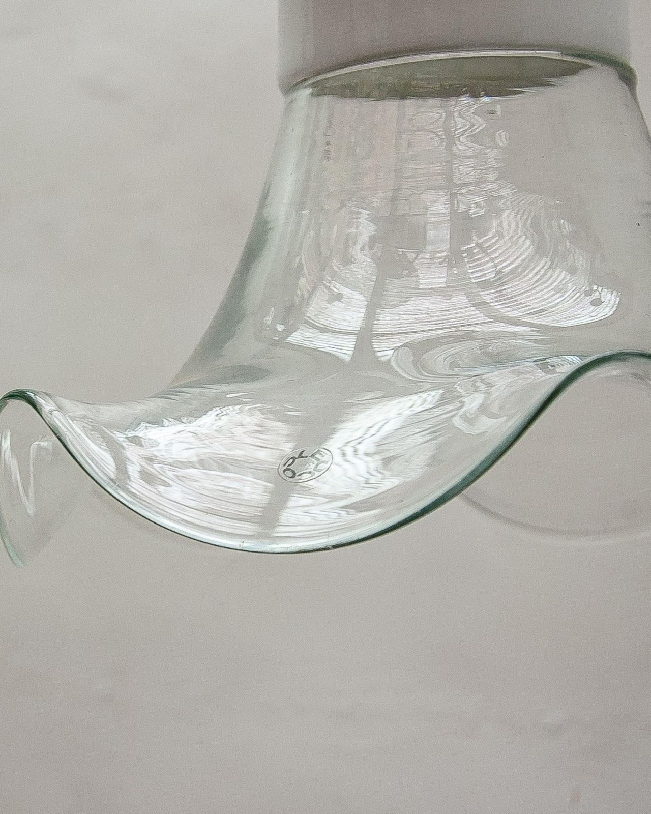 photo furniture Leucos Clear And Opal Chandelier By Roberto Pamio & Renato Toso, 1970s