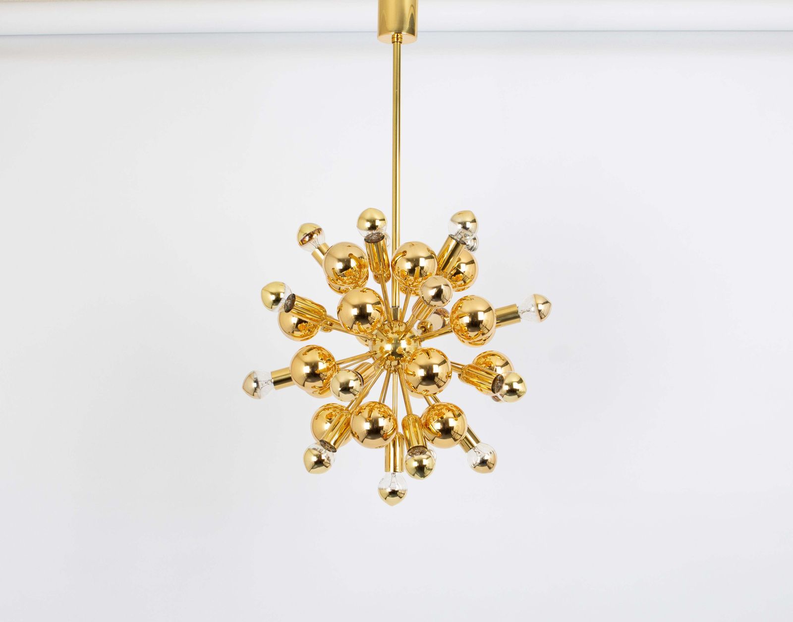 Rare Brass Space Age Sputnik Chandelier By Cosack, Germany, 1970s photo furniture
