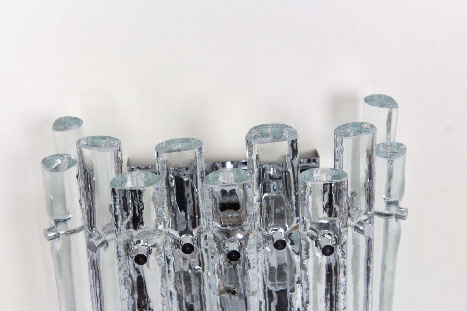Pair Of Stunning Crystal Rod Sconces By Kinkeldey, Germany, 1970s photo Lighting