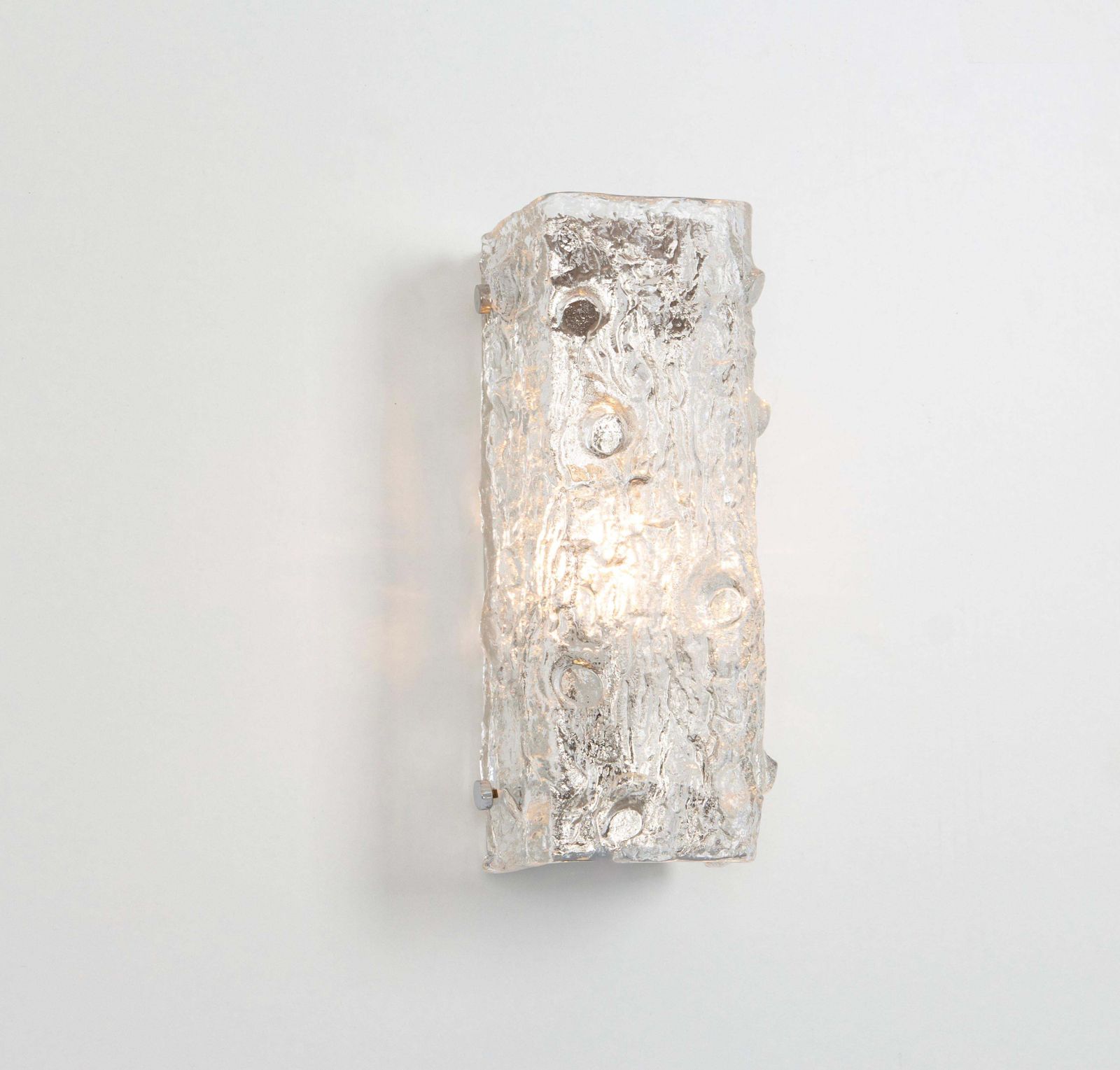 photo for sale Pair Of Murano Glass Sconces In Style Of Kaiser, Germany, 1970s